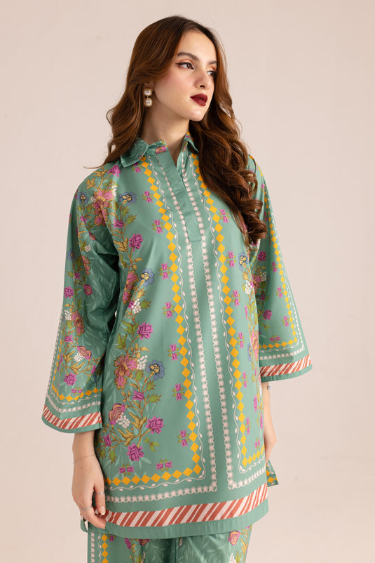 Emerald 2Pcs Stitched