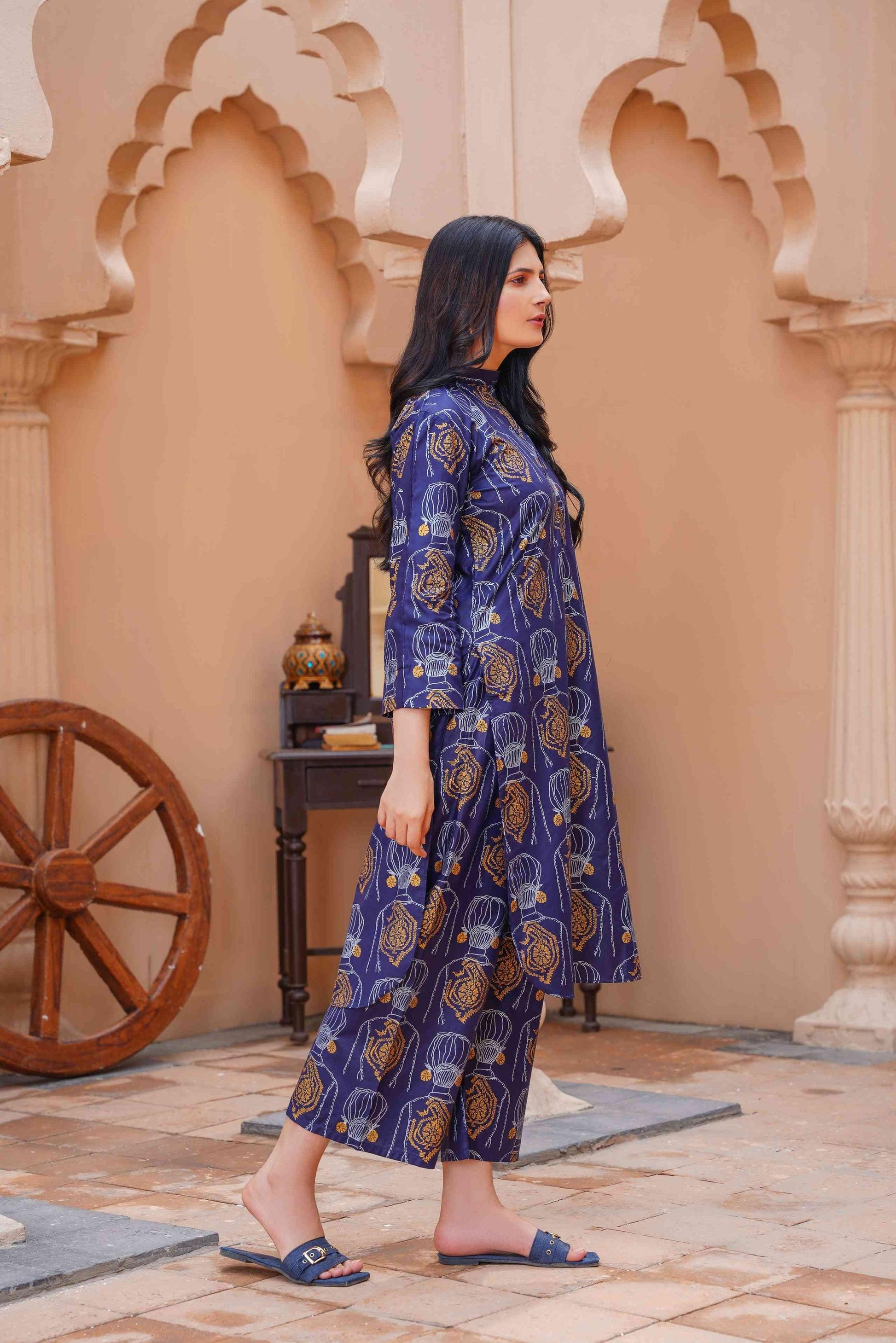 Melodic 2Pcs Stitched Suit