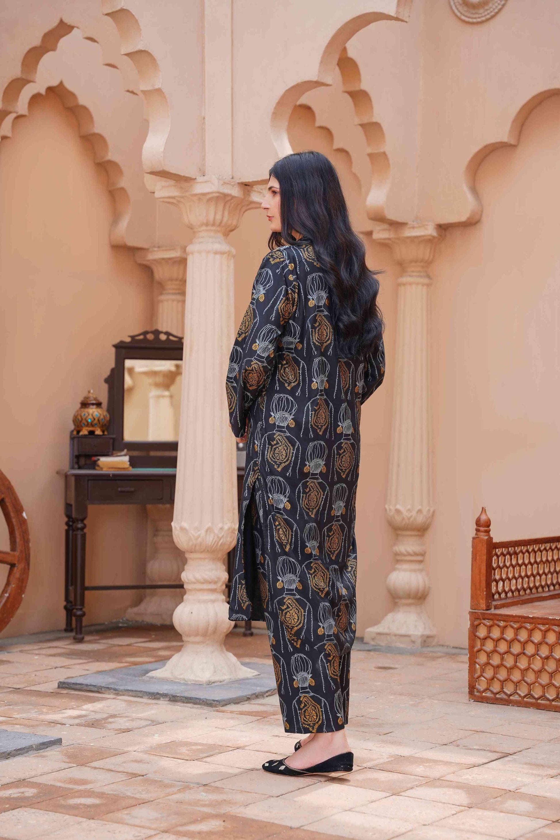 Melodic 2Pcs Stitched Suit