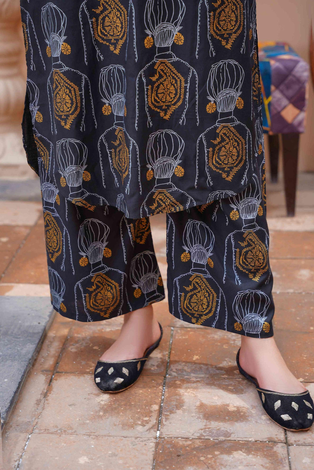 Melodic 2Pcs Stitched Suit