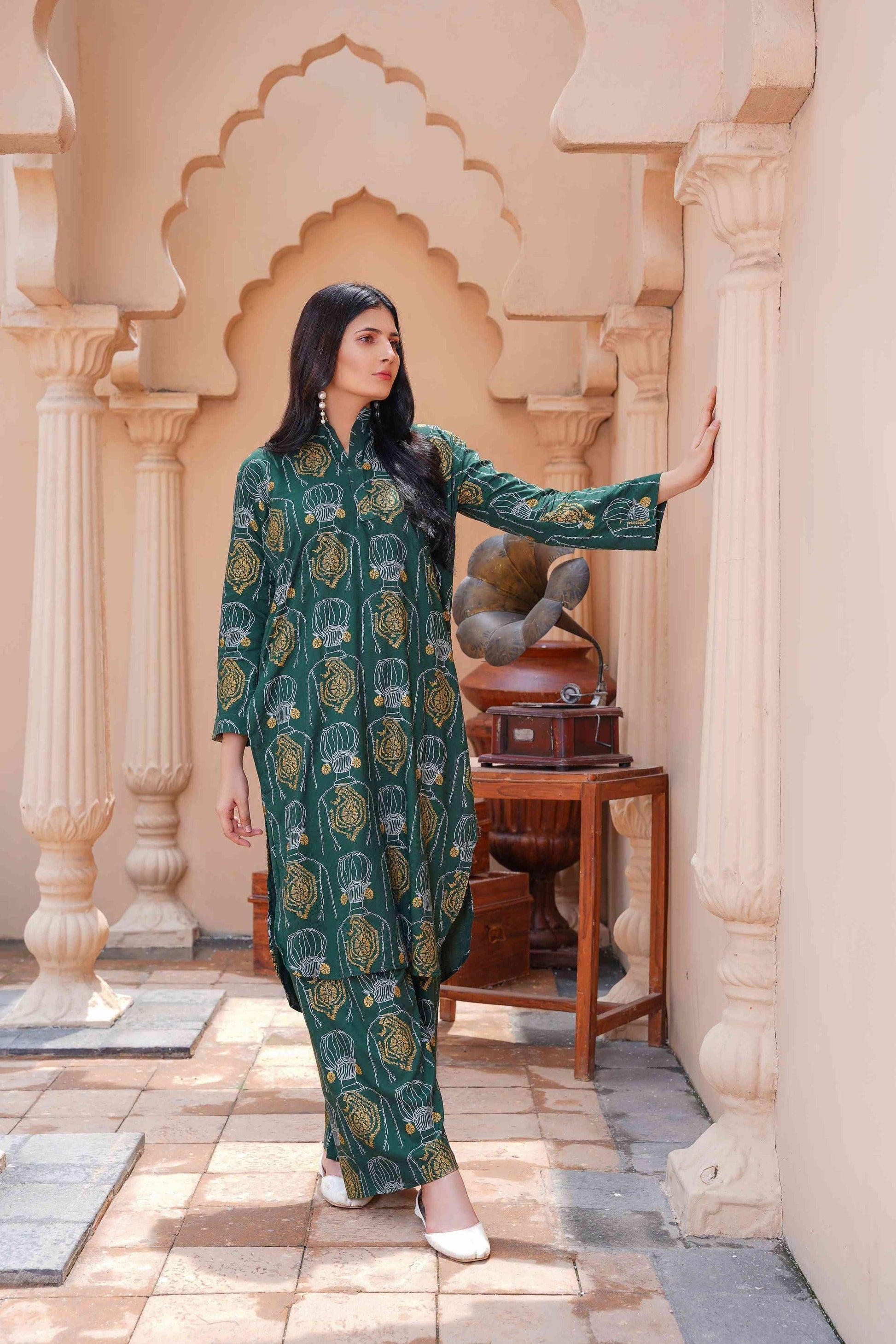 Melodic 2Pcs Stitched Suit