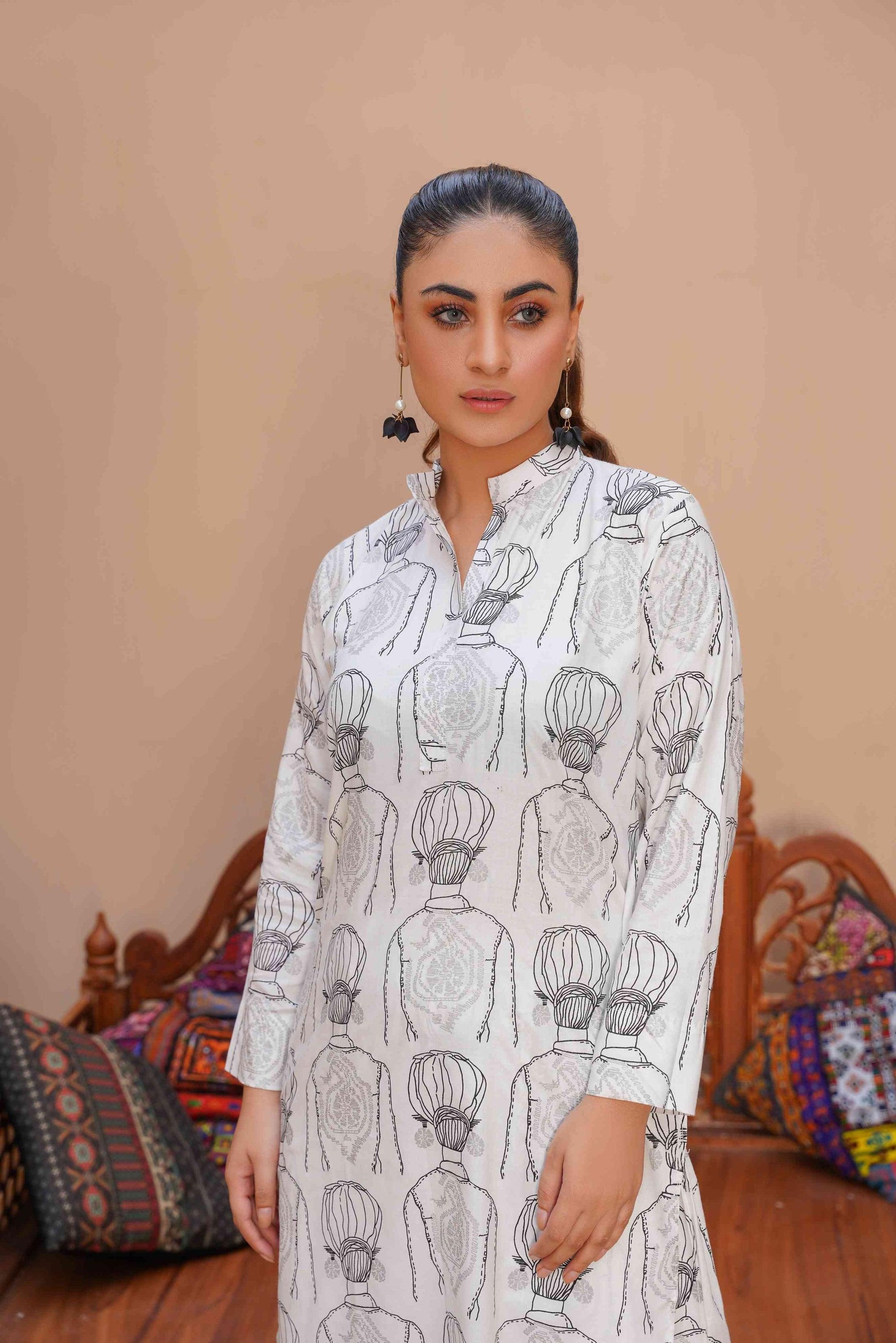 Melodic 2Pcs Stitched Suit
