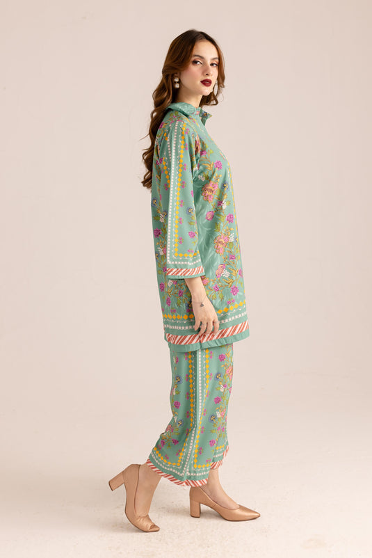 Emerald 2Pcs Stitched