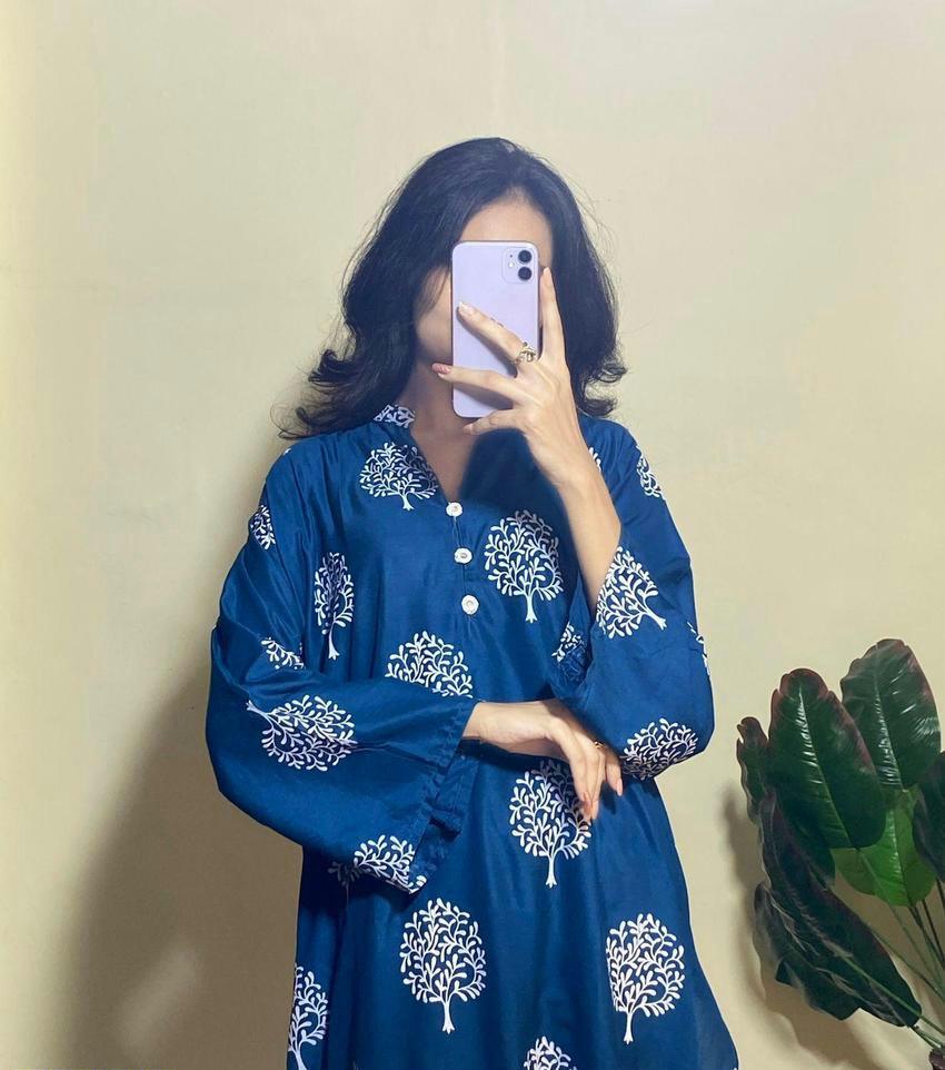 Floral TREE Print 2pc Stitched