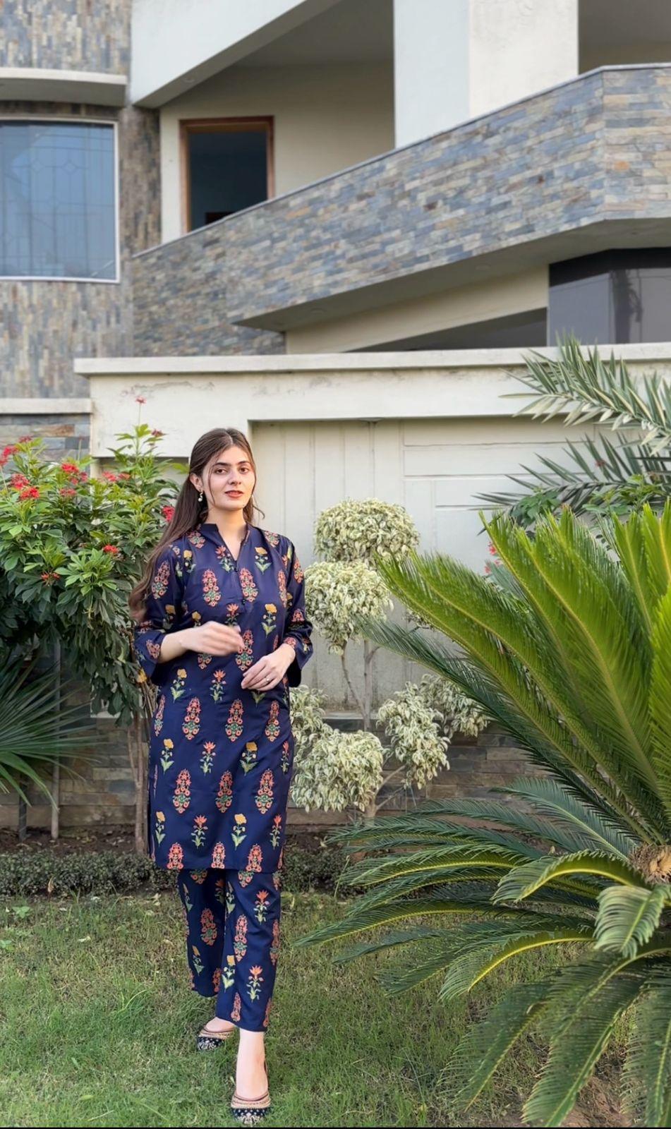 Rangrasiya Floral Print 2Pcs Stitched