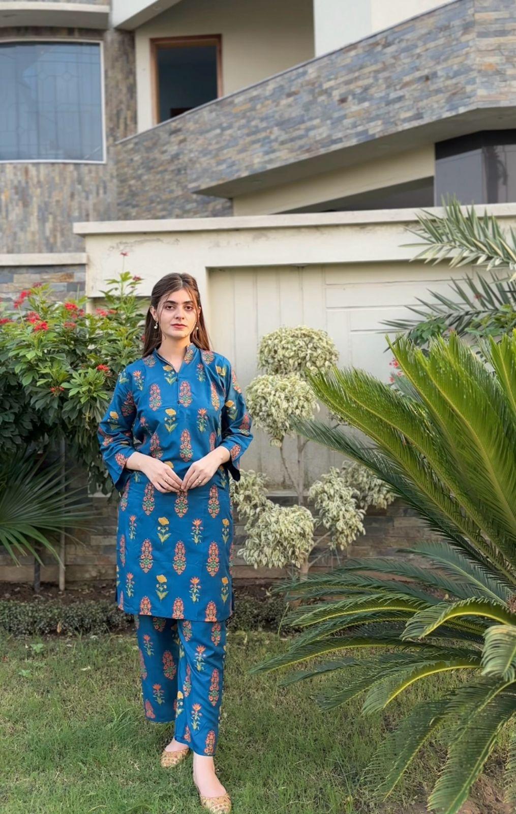 Rangrasiya Floral Print 2Pcs Stitched
