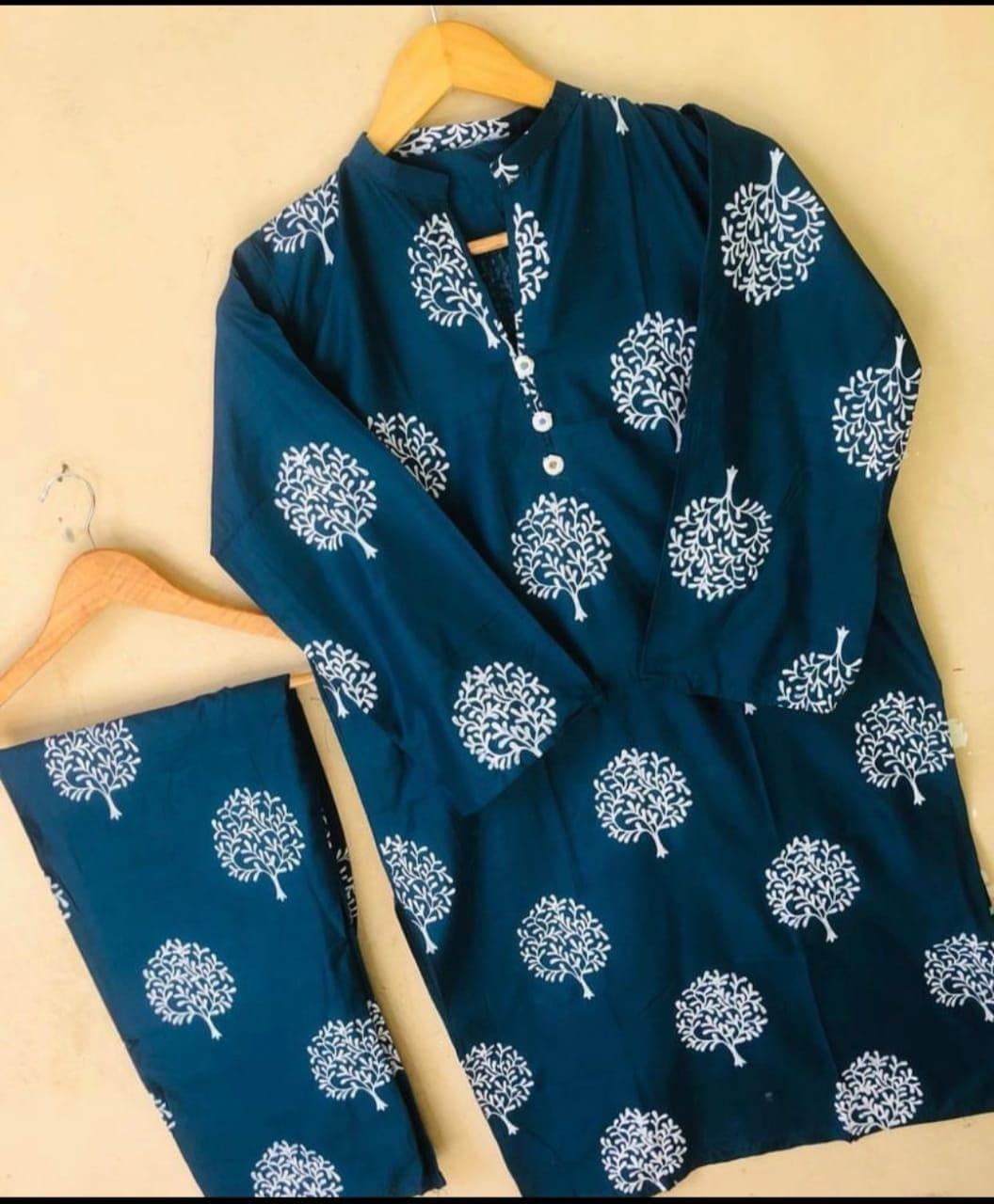 Floral TREE Print 2pc Stitched