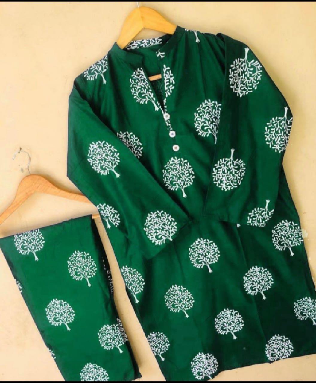 Floral TREE Print 2pc Stitched