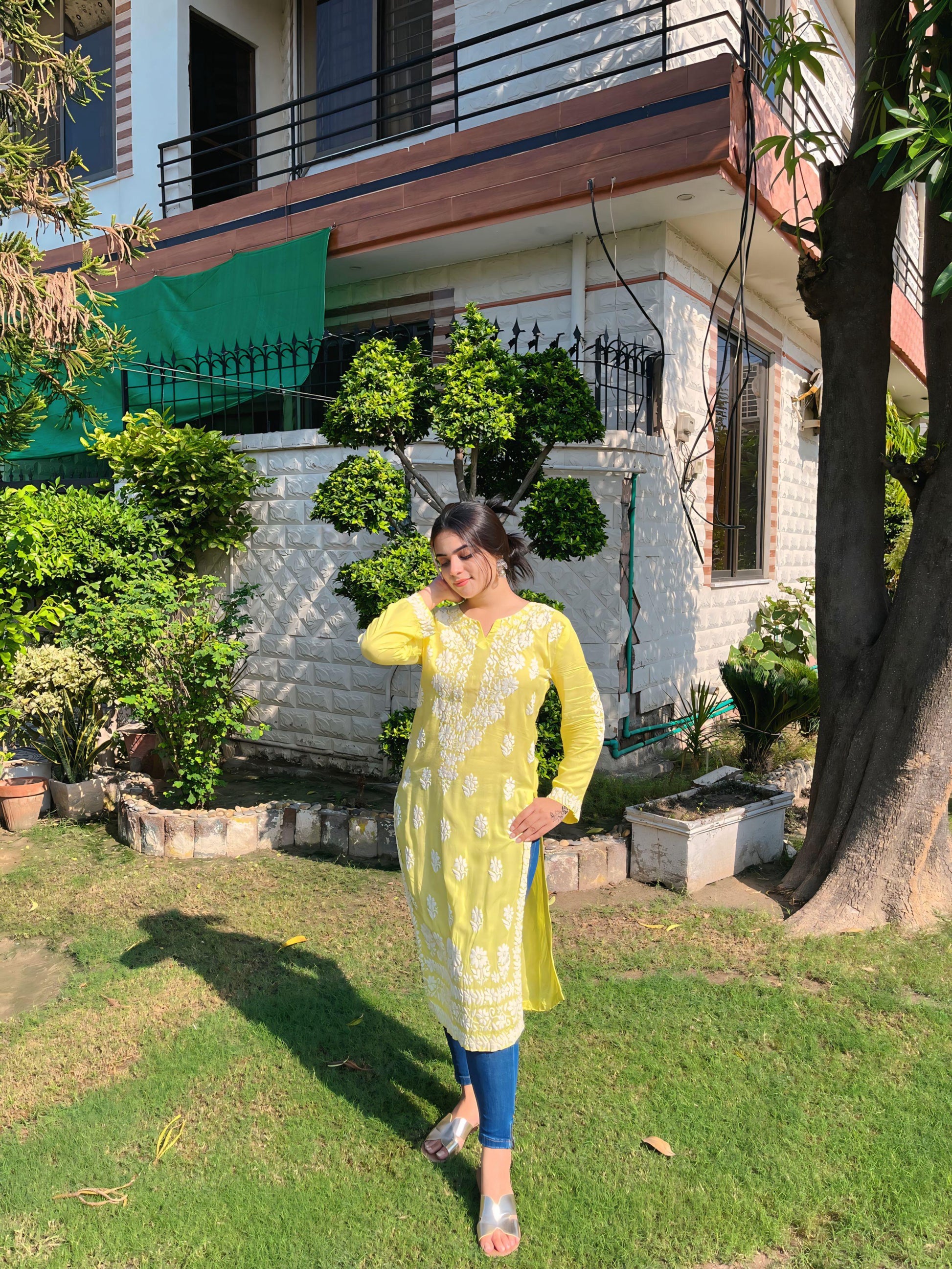 EMILY KURTI EMBOSSED (LONG SHIRT)