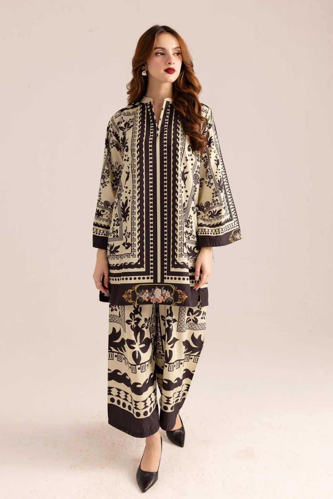 Zayna 2Pcs Stitched