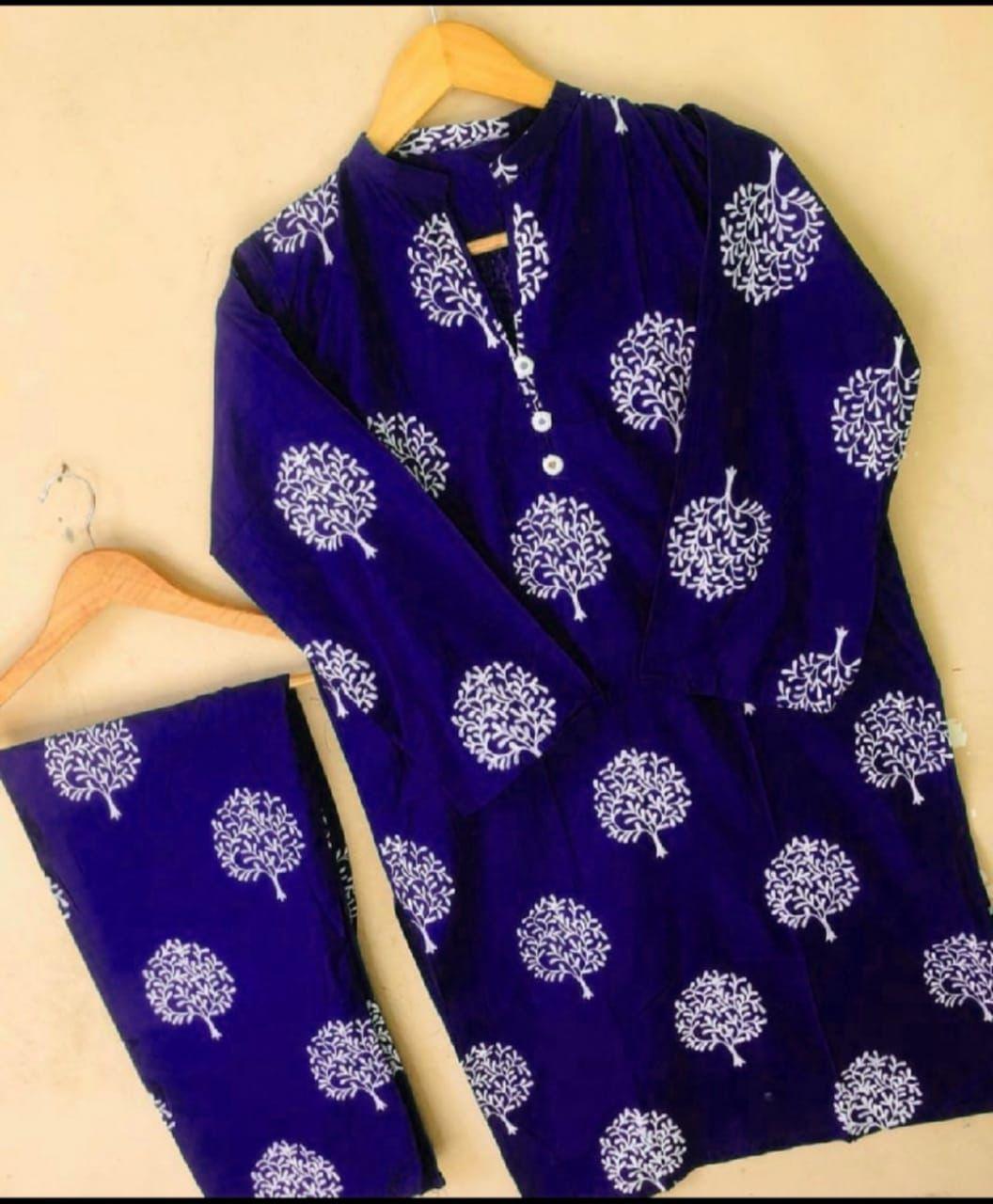 Floral TREE Print 2pc Stitched