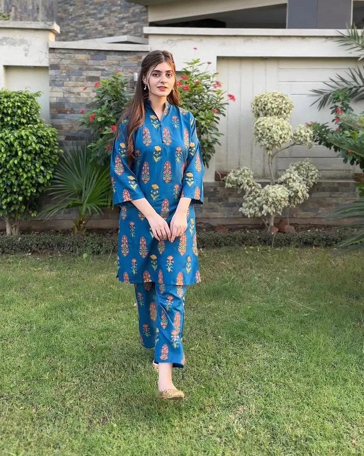 Rangrasiya Floral Print 2Pcs Stitched