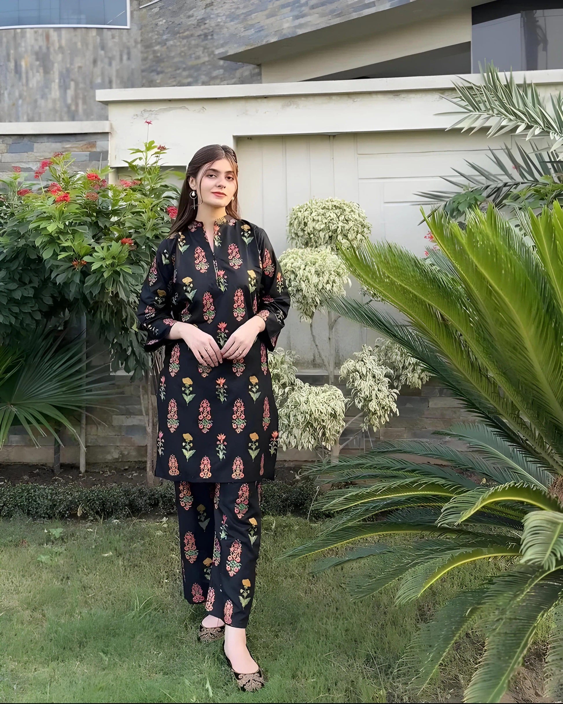 Rangrasiya Floral Print 2Pcs Stitched