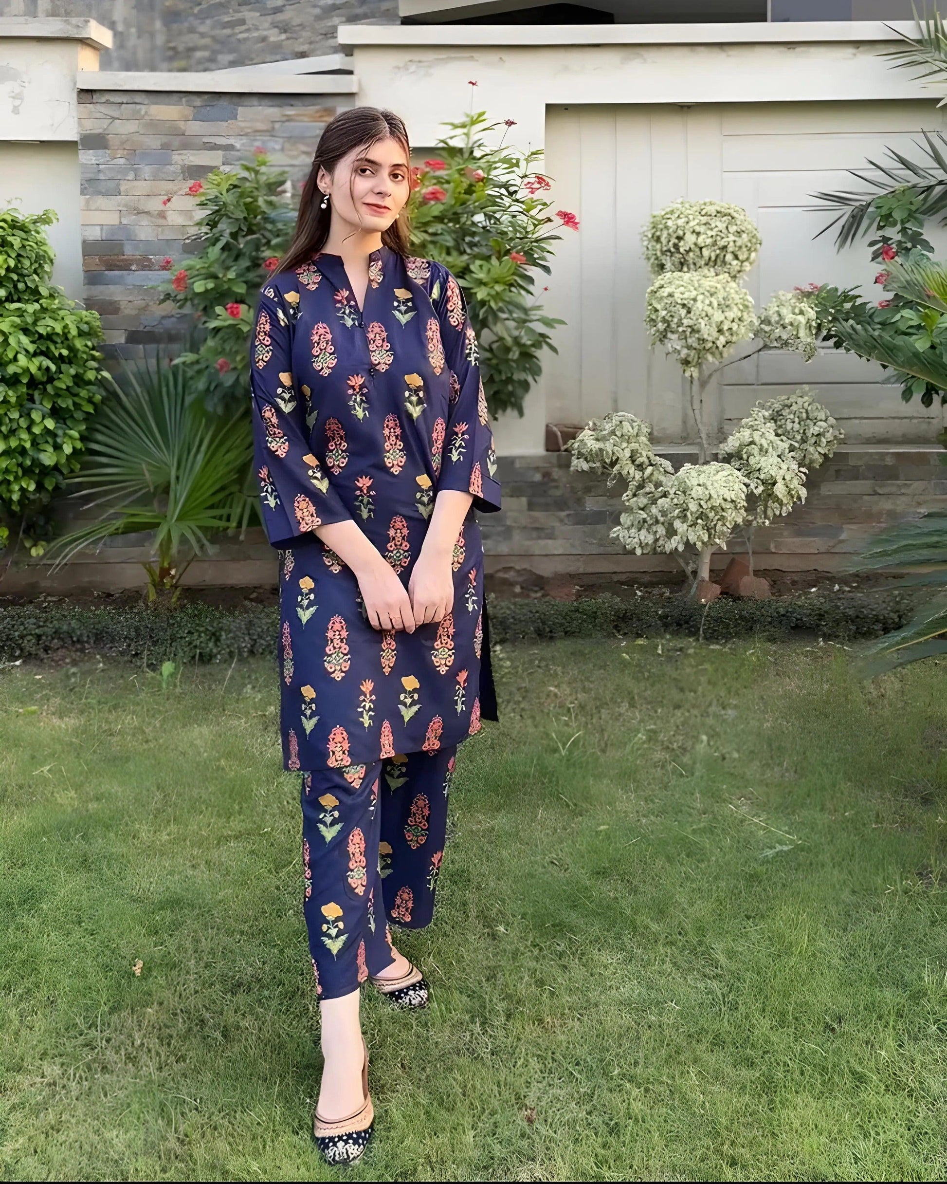 Rangrasiya Floral Print 2Pcs Stitched