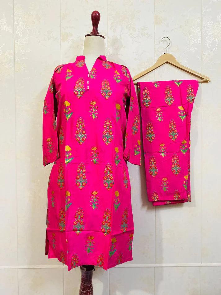 Rangrasiya Floral Print 2Pcs Stitched