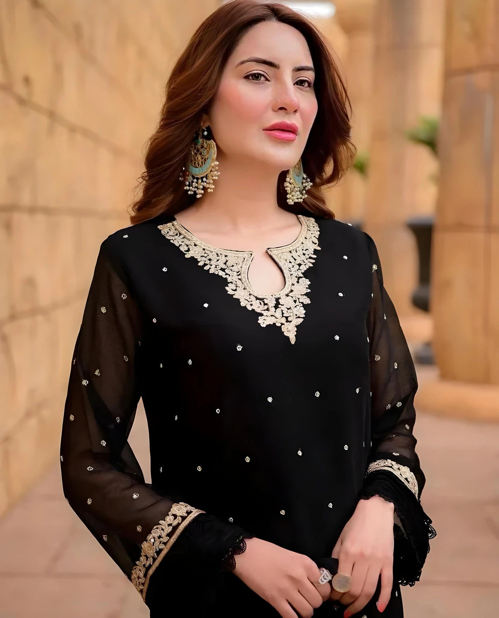 HANIA 3-PC Stitched