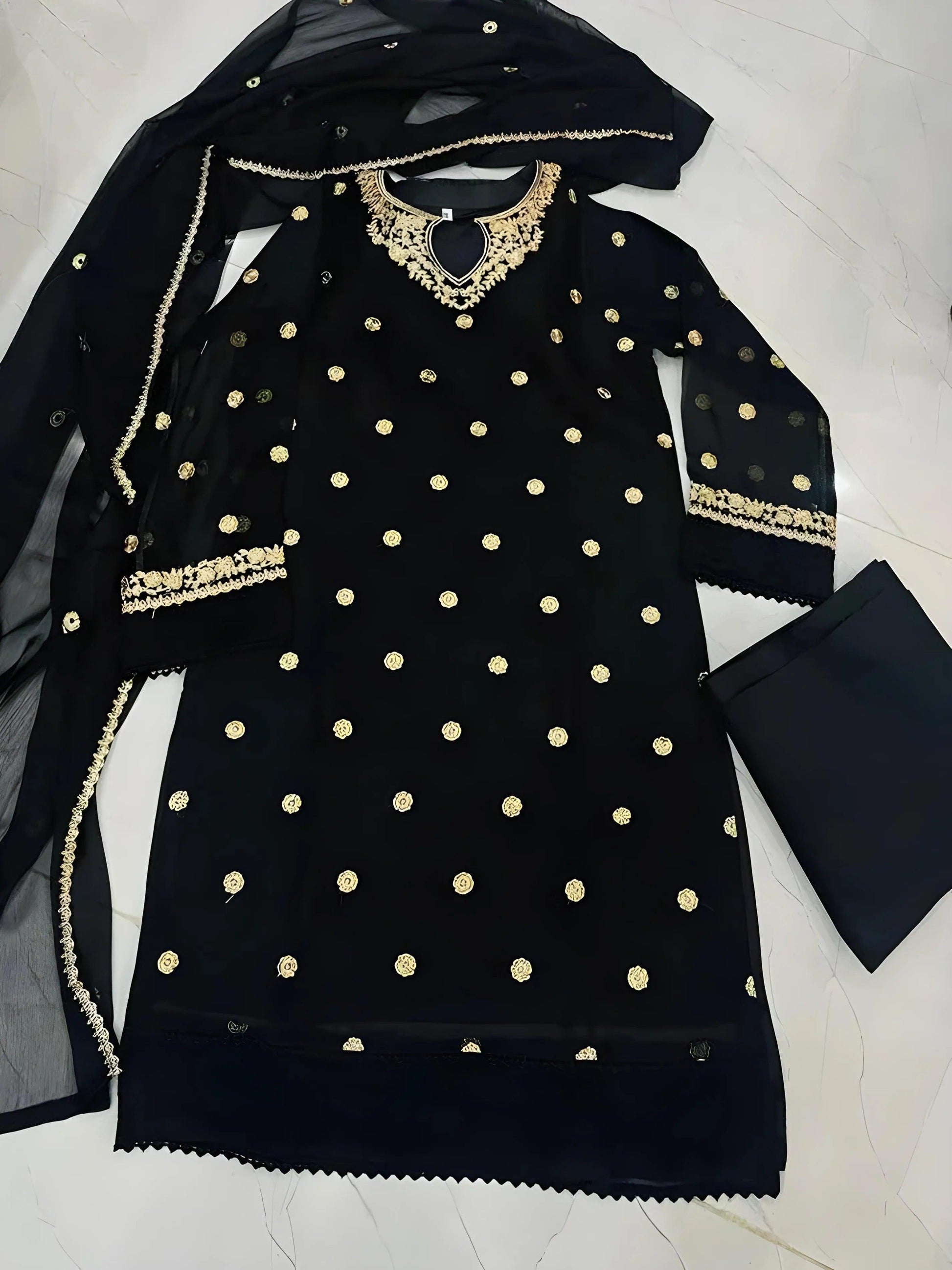 HANIA 3-PC Stitched