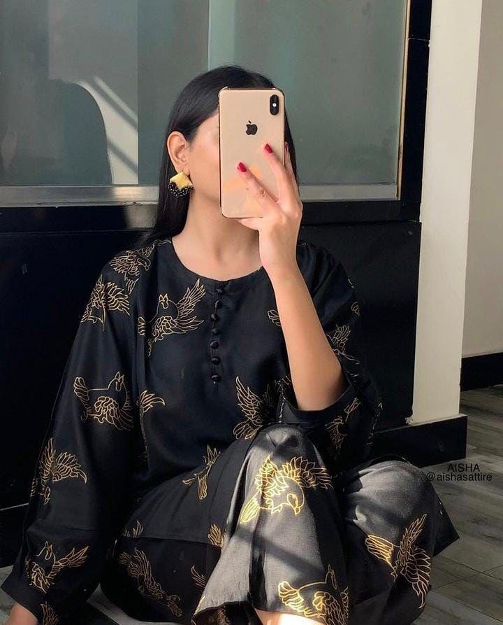 Sparrow 2Pcs Stitched