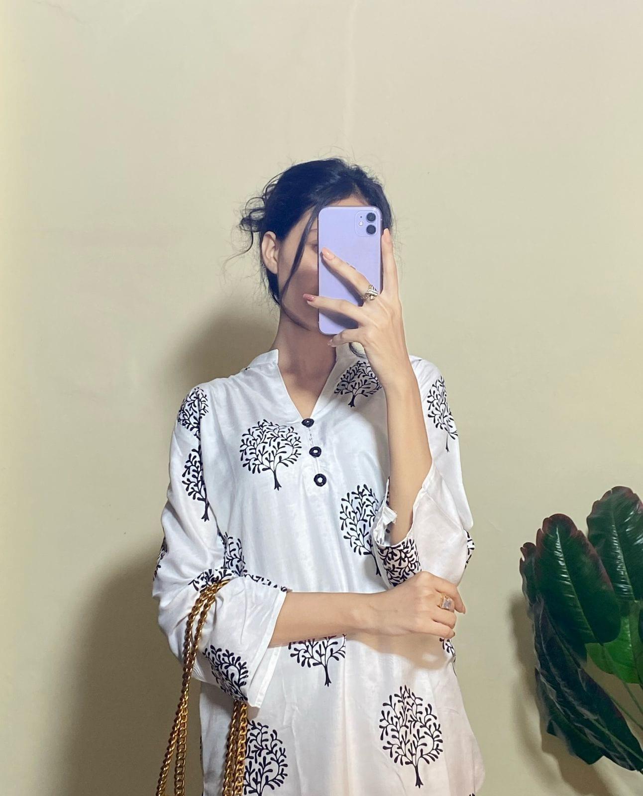 Floral TREE Print 2pc Stitched