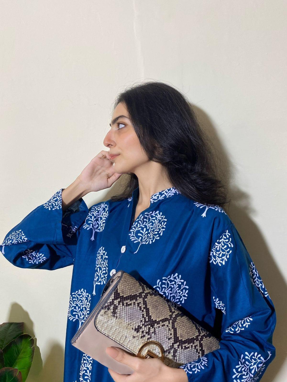 Floral TREE Print 2pc Stitched