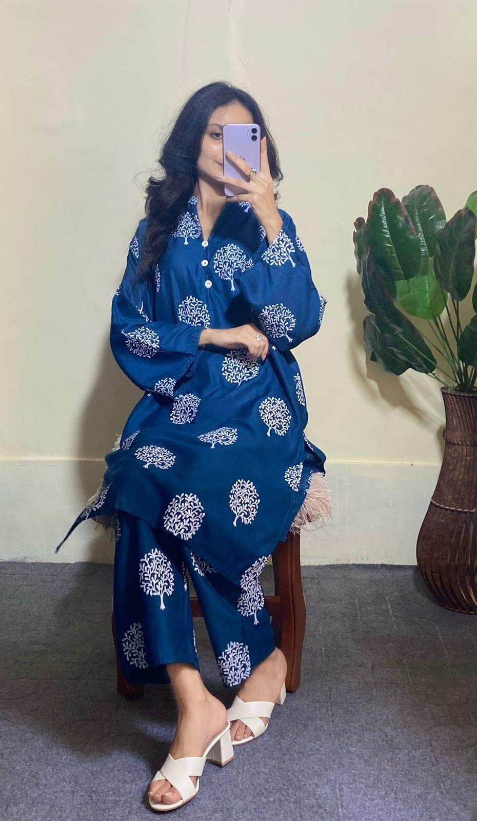 Floral TREE Print 2pc Stitched